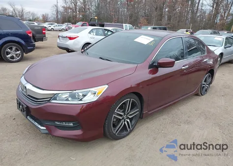 2016 Honda Accord Sport z USA, uszkodzony, nr VIN 1HGCR2F50GA043423